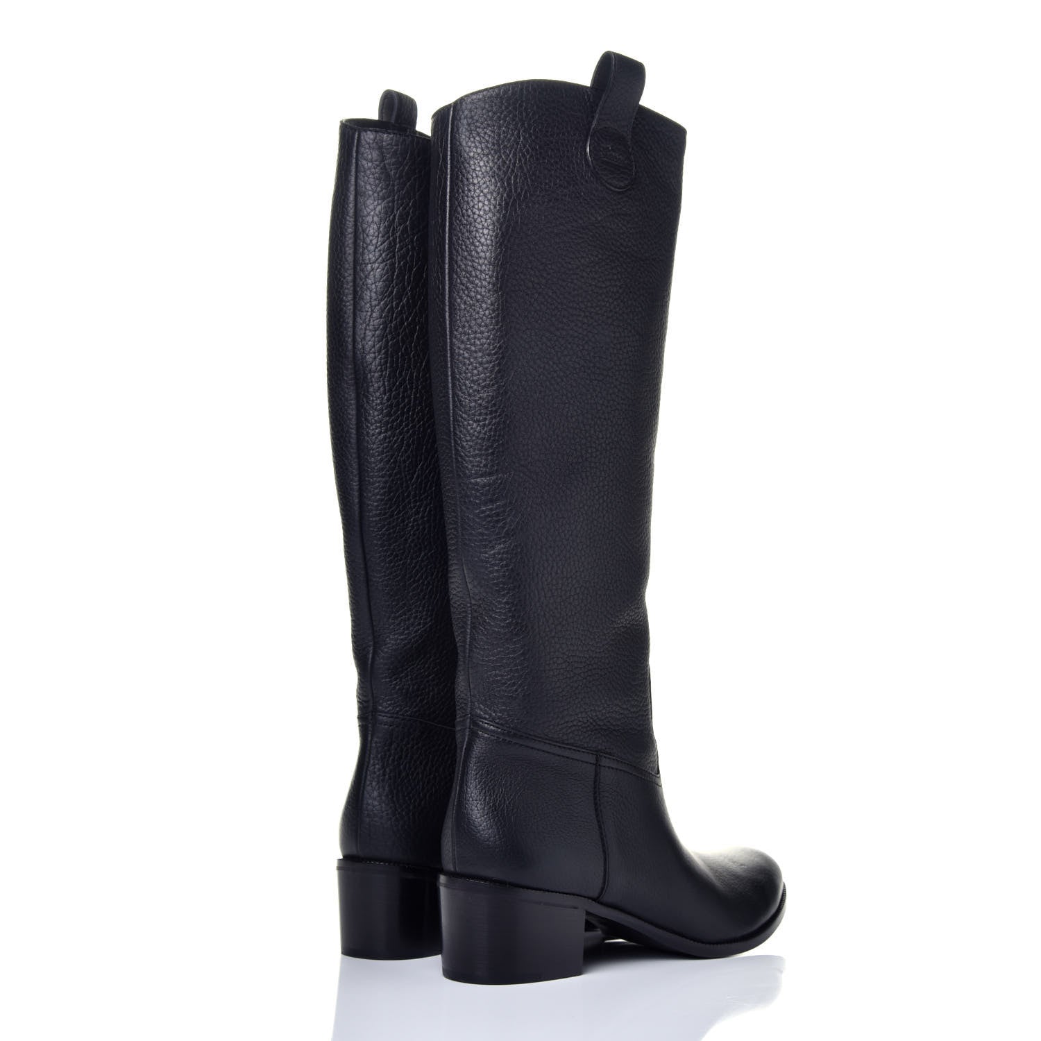 Gucci Cellarius Soft Calfskin Riding Boots 41 Black 4 of 8