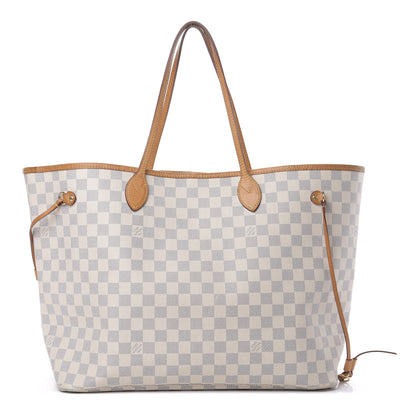Louis Vuitton Damier Azur Neo Neverfull GM Rose Ballerine 1 of 19