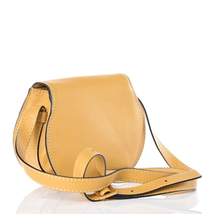 Chloe Calfskin Mini Marcie Round Crossbody Bag Dusty Yellow 2 of 11