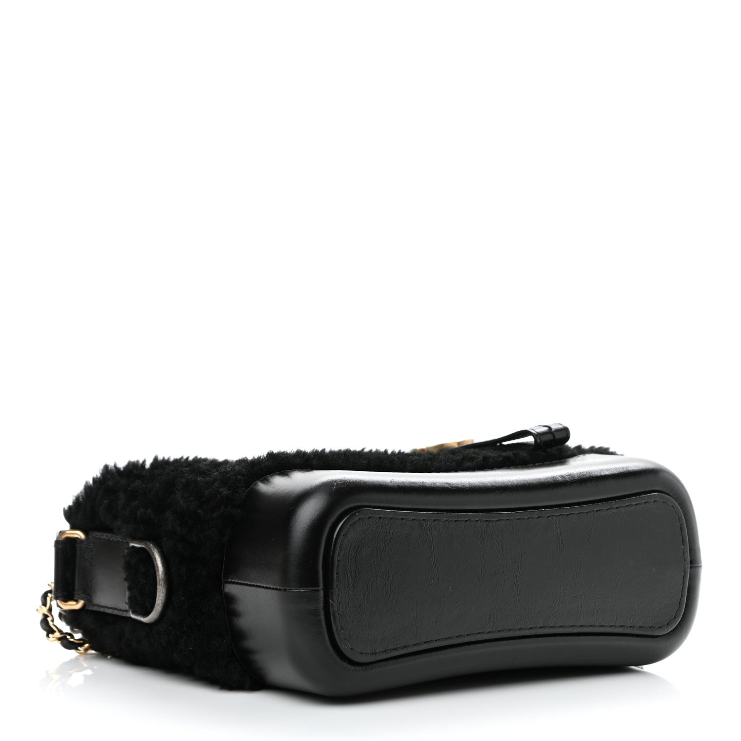 Chanel Shearling Small Gabrielle Hobo Black 4 of 10