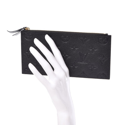 Louis Vuitton Empreinte Felicie Chain Wallet Zippered Insert Black 2 of 7