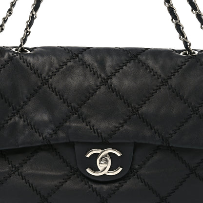 Chanel Lambskin Ultimate Stitch Maxi Flap Black 8 of 10
