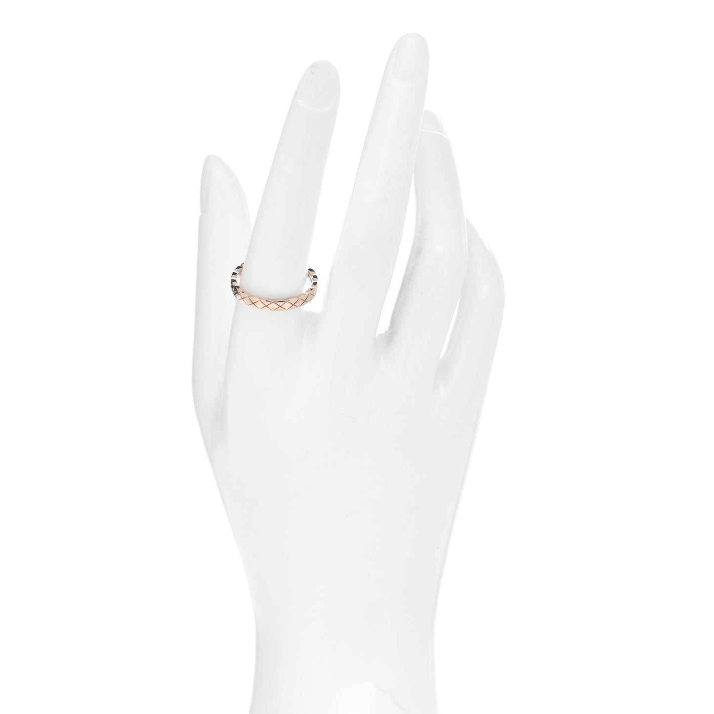 18K Beige Gold Mini Coco Crush Ring 60 9