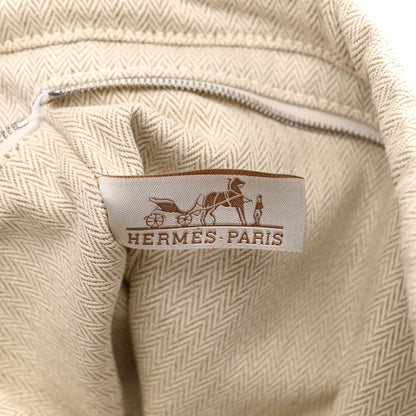 Hermes Canvas Barenia Fourbi 25 MM Pouch Naturel Fauve 6 of 11