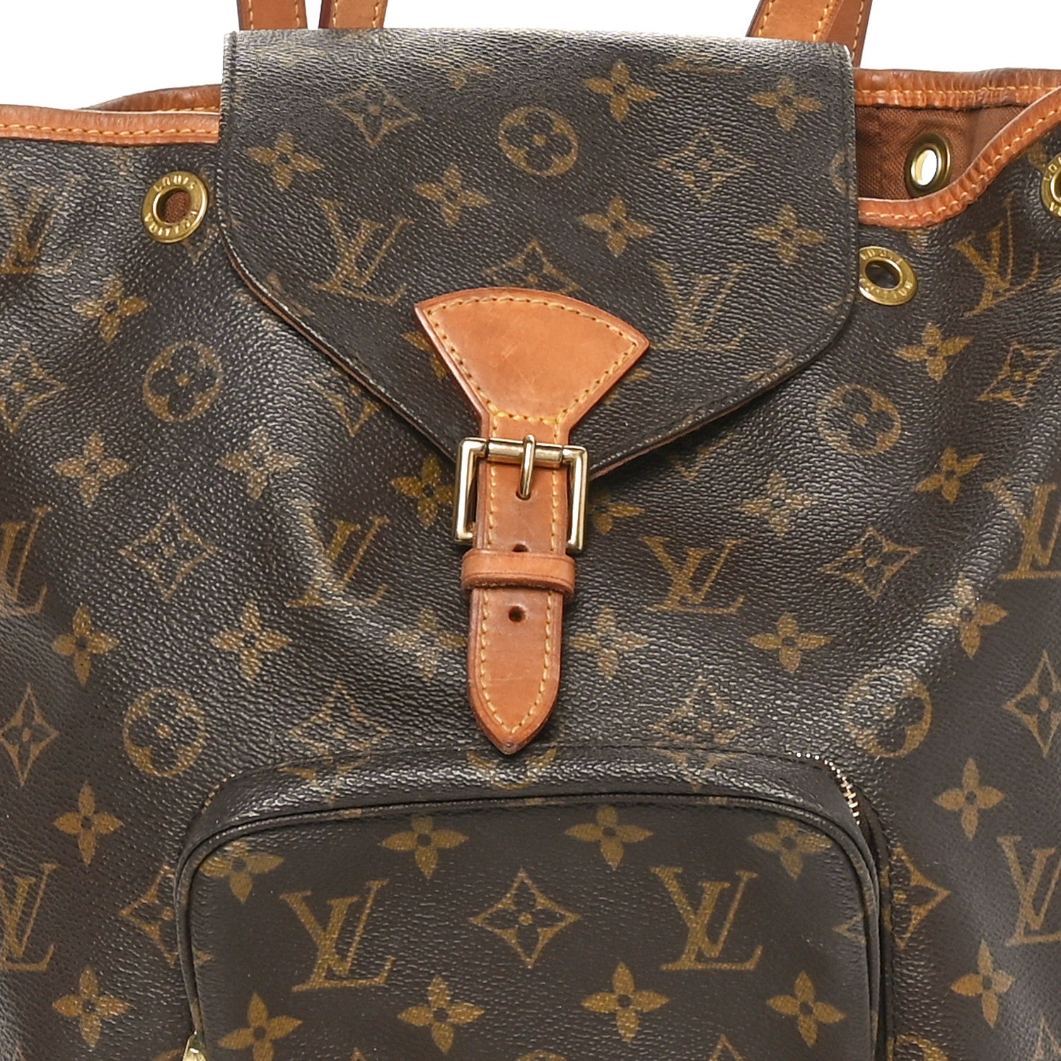 Louis Vuitton Monogram Montsouris MM Backpack 7 of 9