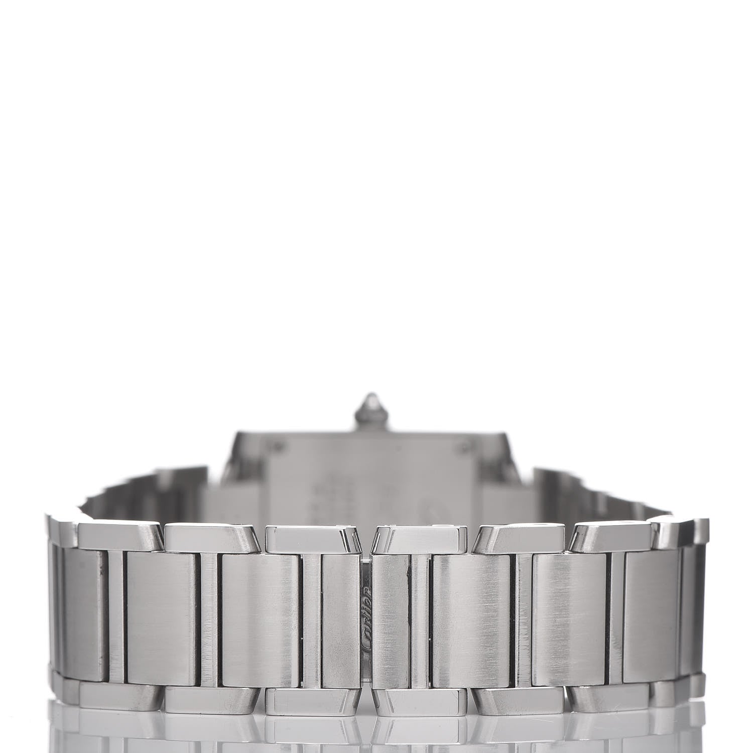 Cartier Stainless Steel 20mm Tank Francaise 160th Anniversary Quartz Watch 4 of 9
