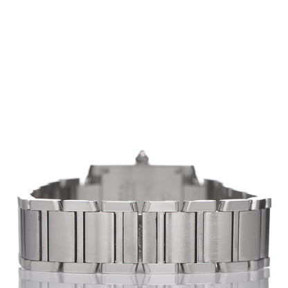 Cartier Stainless Steel 20mm Tank Francaise 160th Anniversary Quartz Watch 4 of 9
