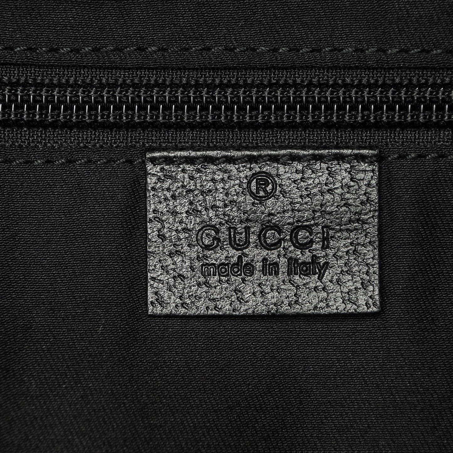 GG Monogram Web Large Collapsible Carry On Duffle Bag Black