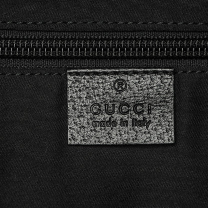 Gucci GG Monogram Web Large Collapsible Carry On Duffle Bag Black 6 of 8