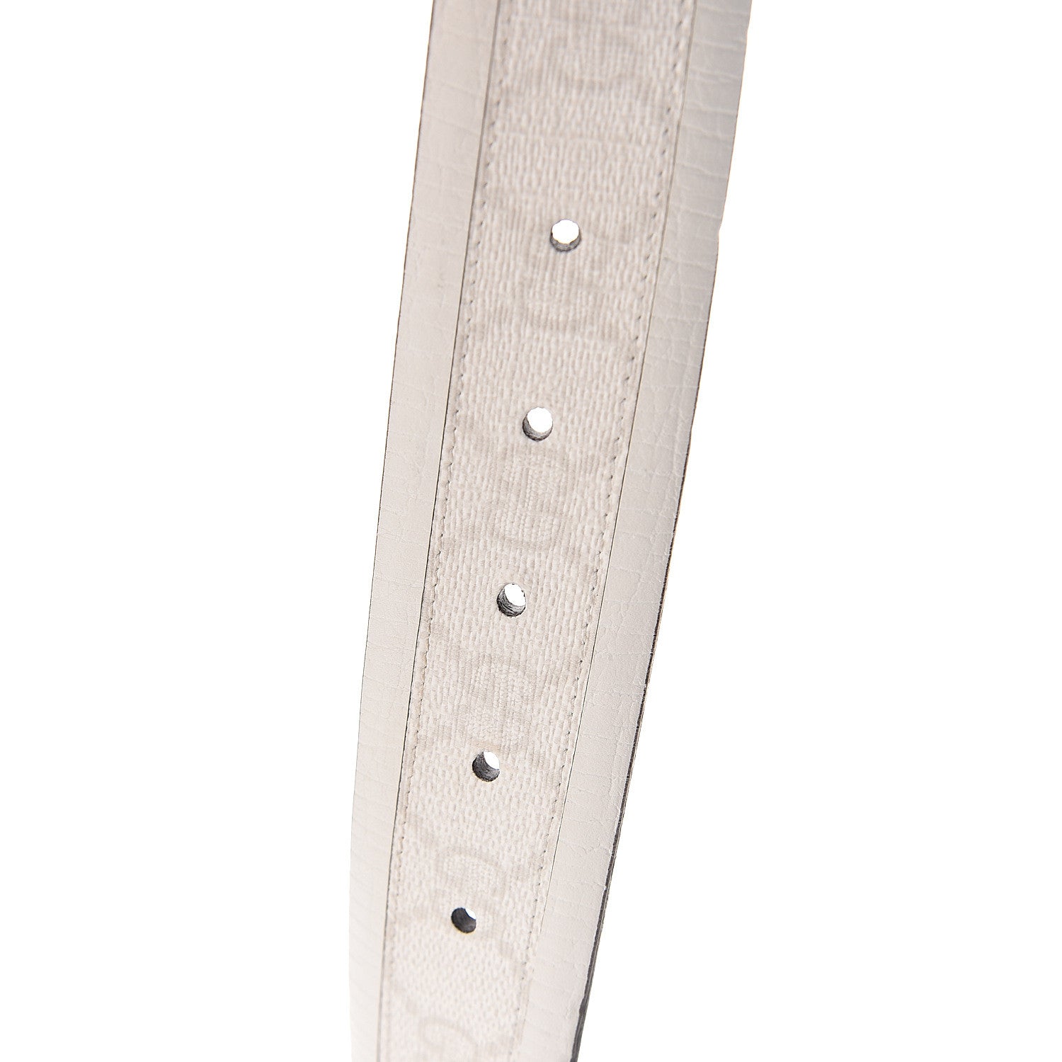 Gucci GG Plus Monogram Calfskin Interlocking G 40mm Belt 105 42 White 4 of 5