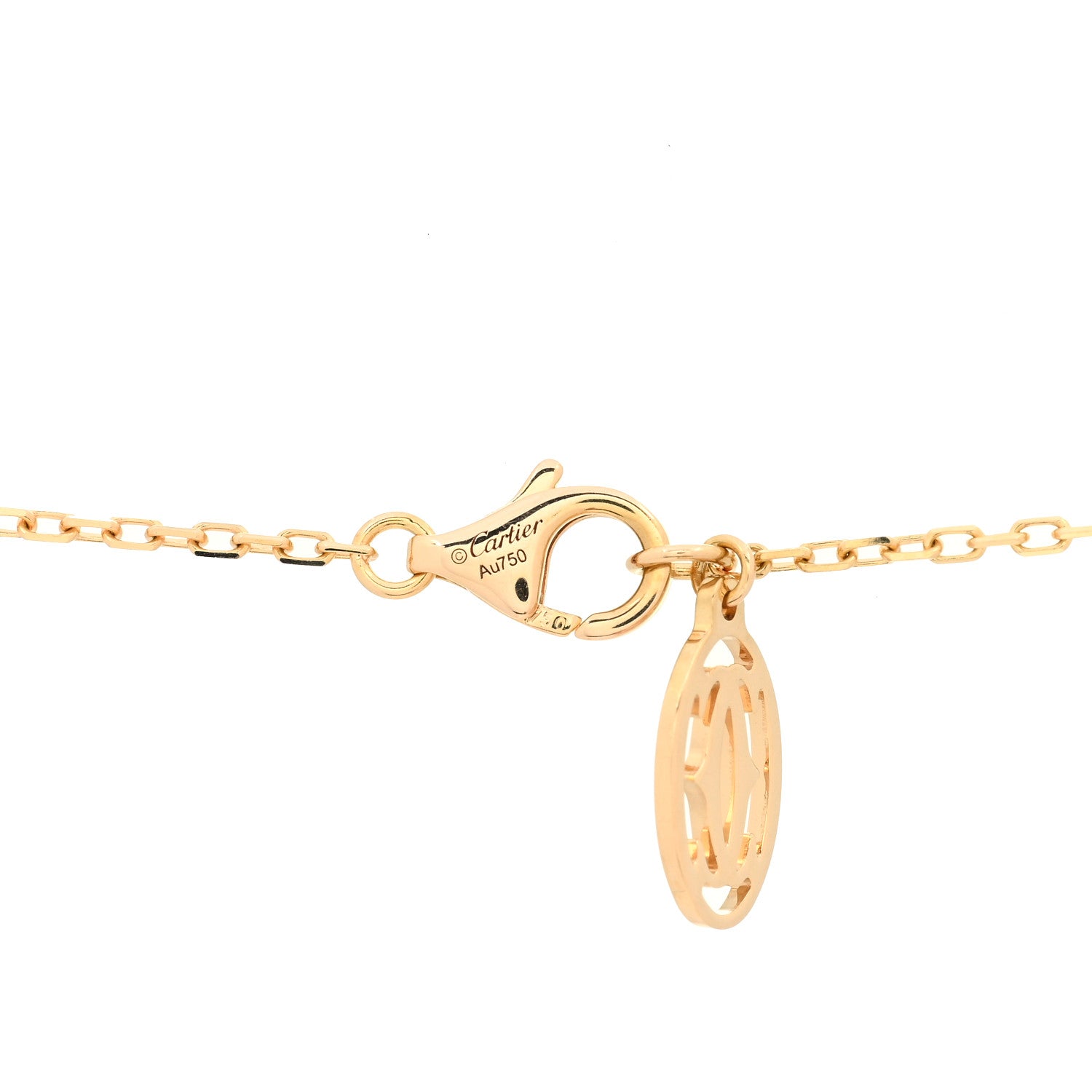Cartier 18K Pink Gold Diamond SM D'Amour Pendant Necklace 4 of 5
