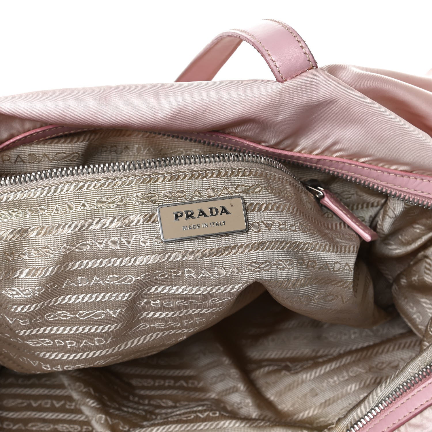 Prada Tessuto Nylon Tote Pink 6 of 17