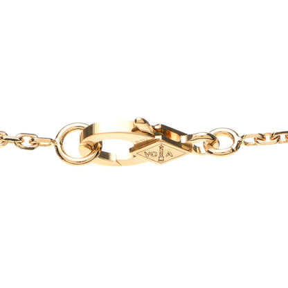 Van Cleef & Arpels 18K Yellow Gold Mother of Pearl Vintage Alhambra Pendant Necklace 7 of 12