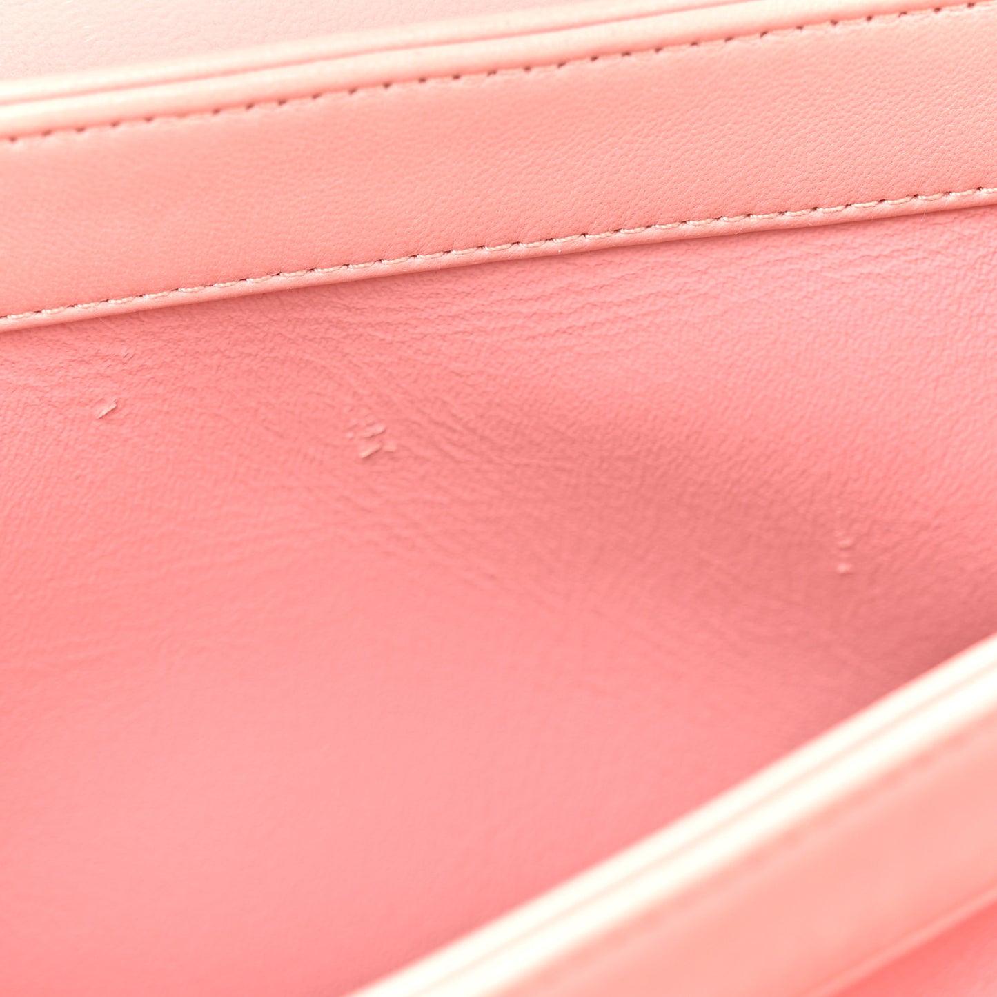 Lambskin Chevron Quilted Small Trendy CC Dual Handle Flap Bag Light Pink