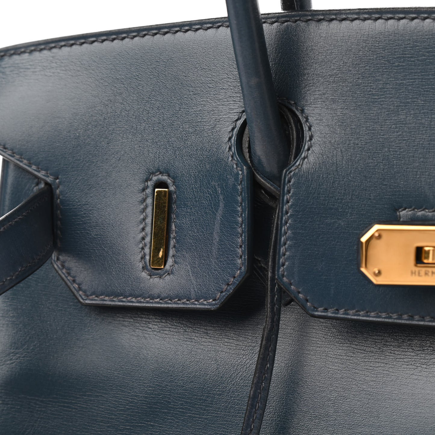 Box Birkin 30 Bleu Thalassa