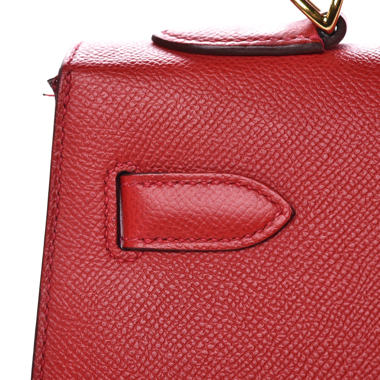 Hermes Epsom Kelly Sellier 32 Rouge Casaque 28 of 37