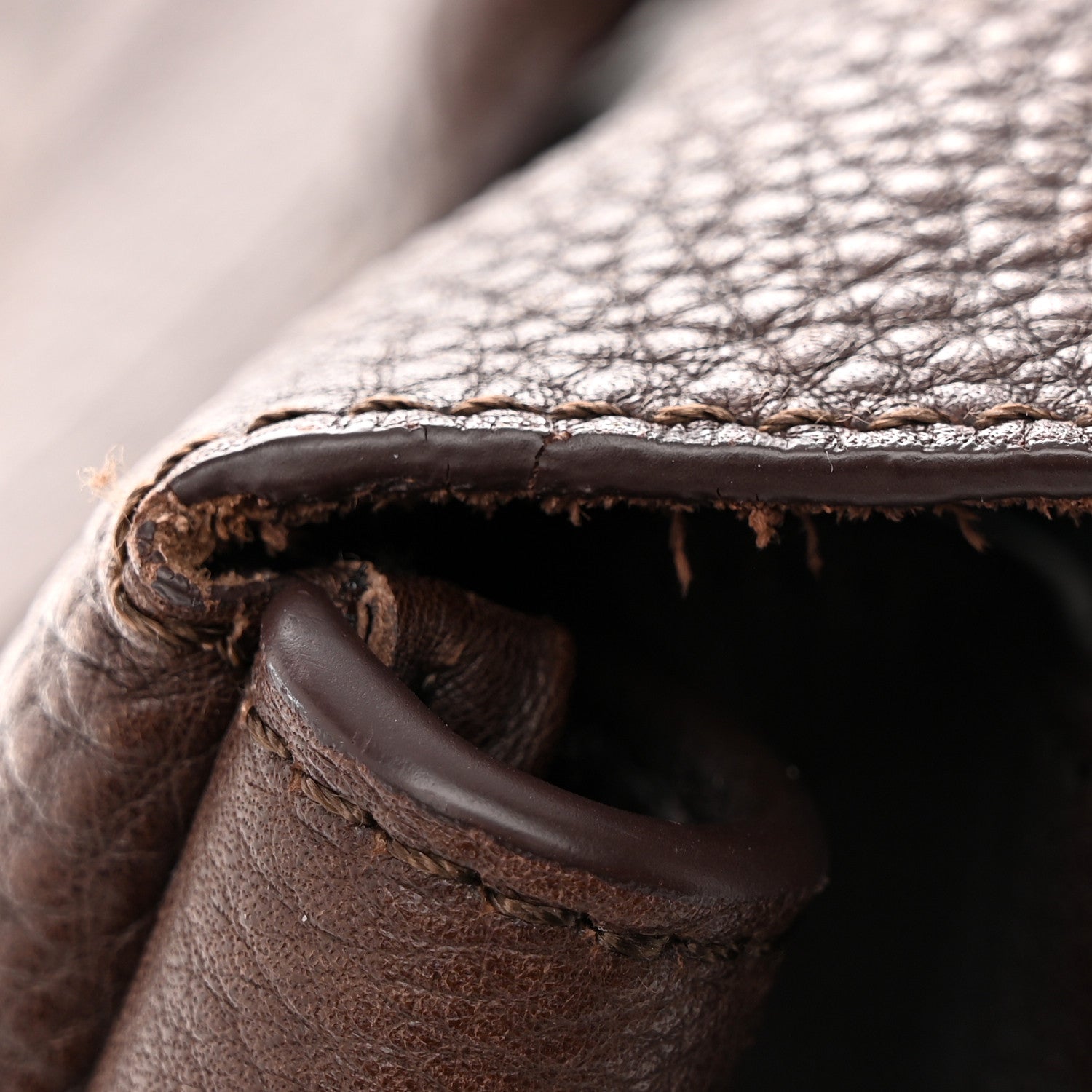 Mulberry Classic Grain Calfskin Bayswater Chocolate 20 of 20