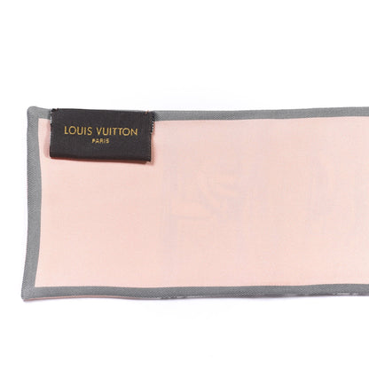 Louis Vuitton Silk Monogram Trunks Bandeau Rose Poudre 3 of 3