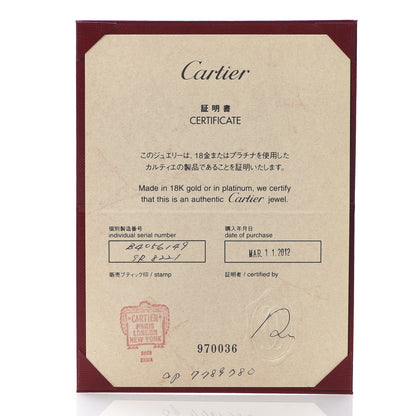 Cartier 18K Yellow Gold Diamond 4mm LOVE Wedding Band Ring 49 4.75 6 of 6
