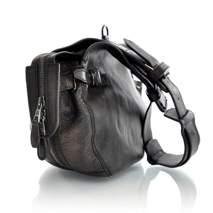 Balenciaga Leather Aviator Helmet Bag Marron 6 of 9