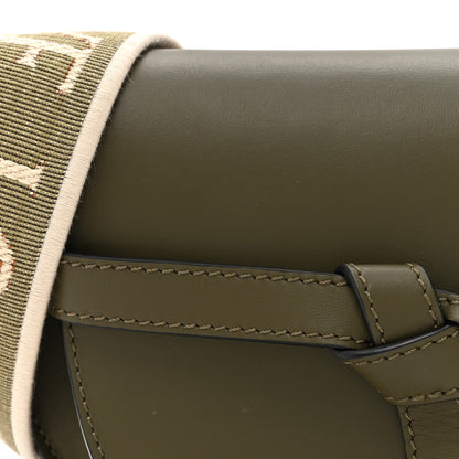 Loewe Calfskin Jacquard Mini Gate Dual Bag Autumn Green 7 of 9