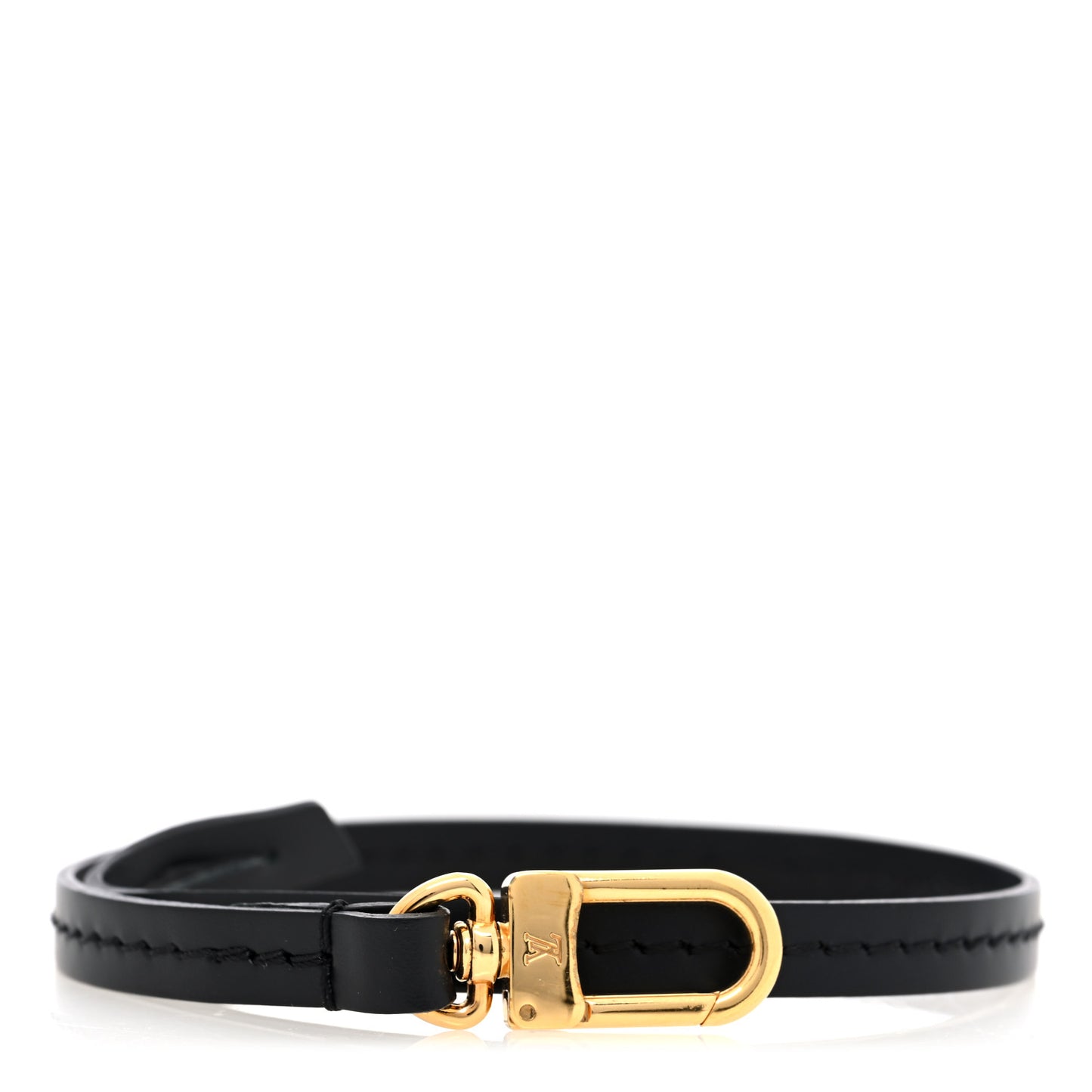 Calfskin Pochette Accessories Strap Black