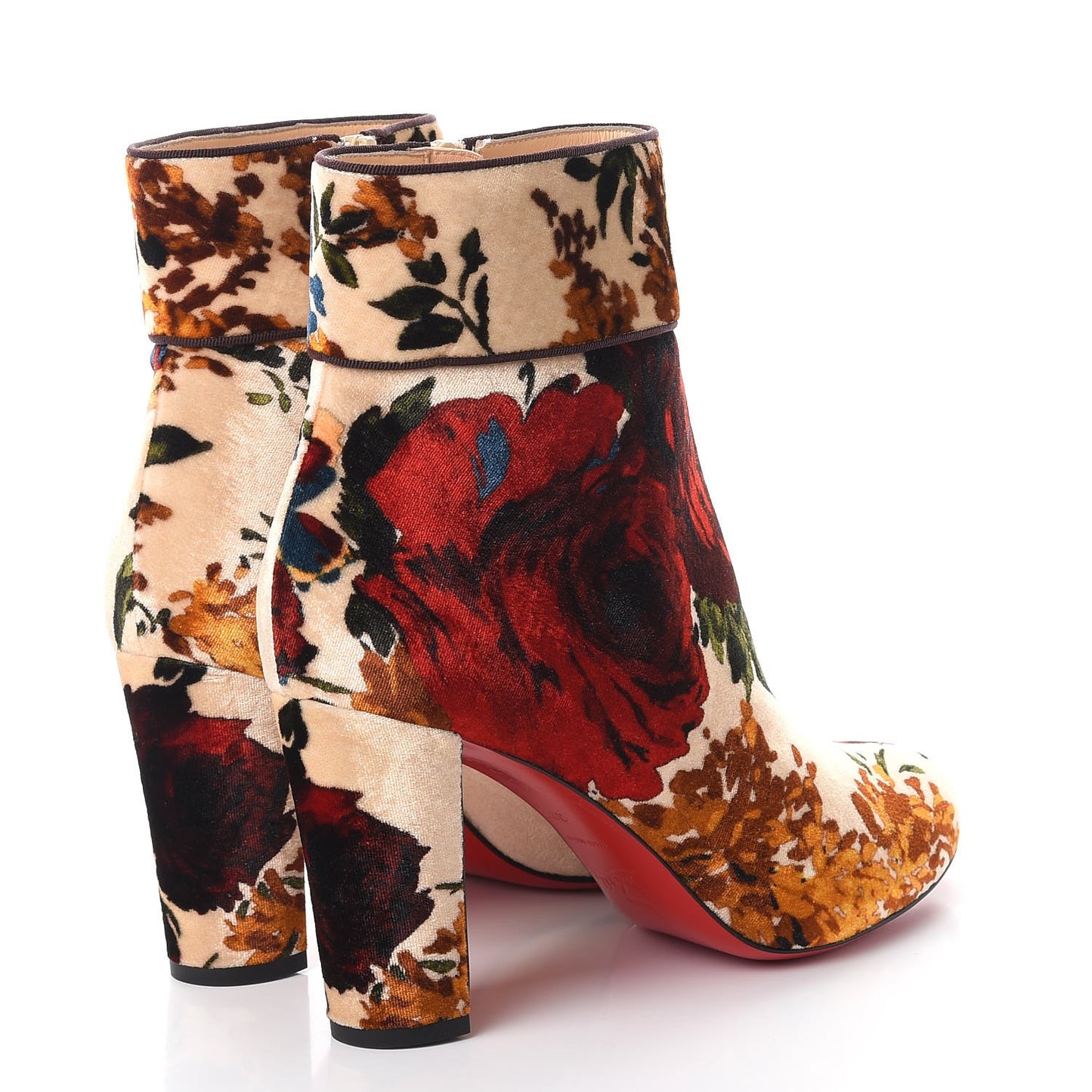 Veau Velours Moulamax 100 Booties 39.5 Natural