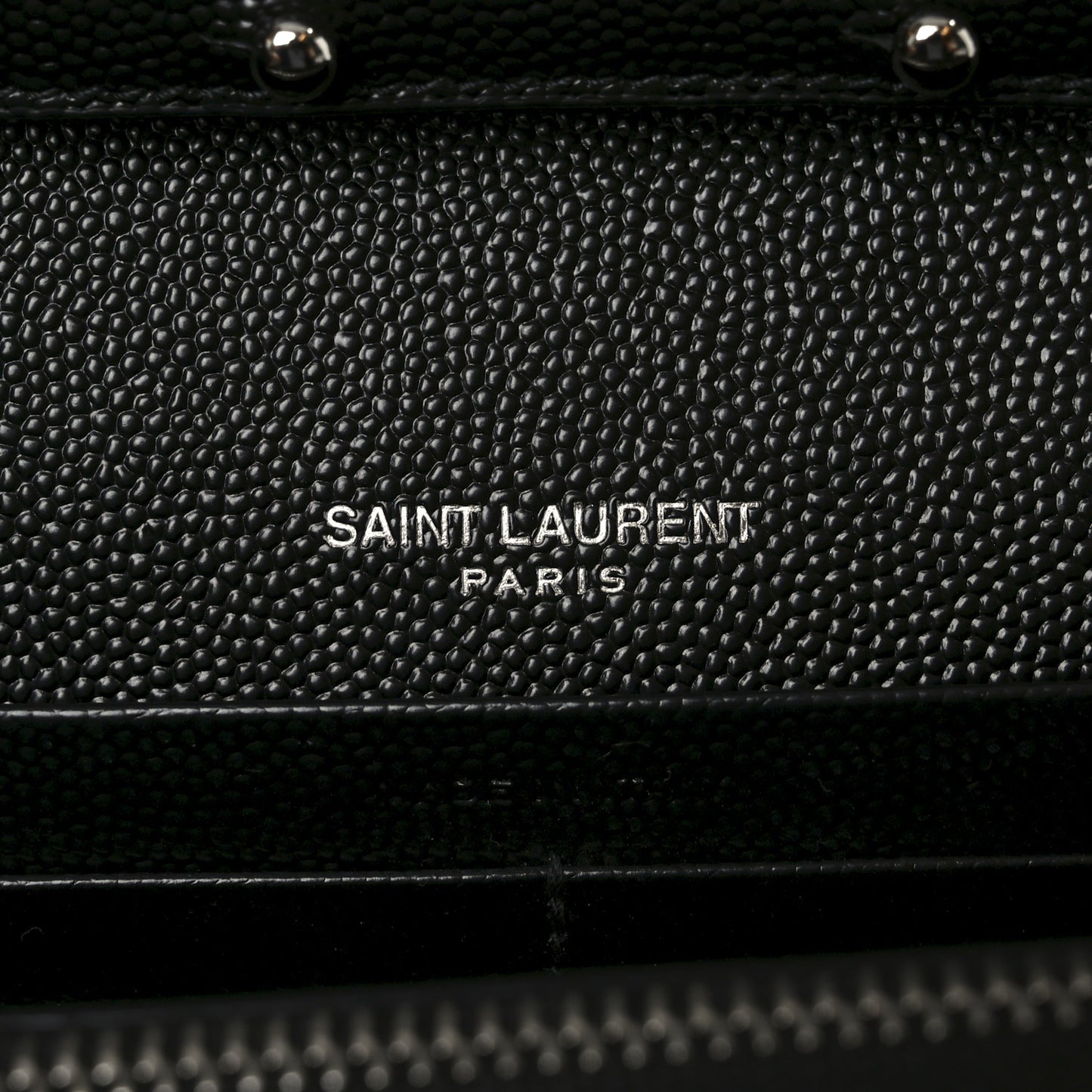 Grain De Poudre Mixed Matelasse Triquilt Monogram Chain Wallet Black
