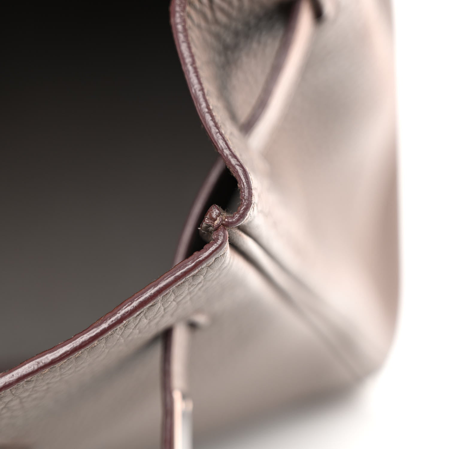 Hermes Taurillon Clemence BIRKIN 35 Etain 14 of 17