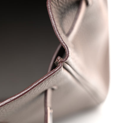 Hermes Taurillon Clemence BIRKIN 35 Etain 14 of 17