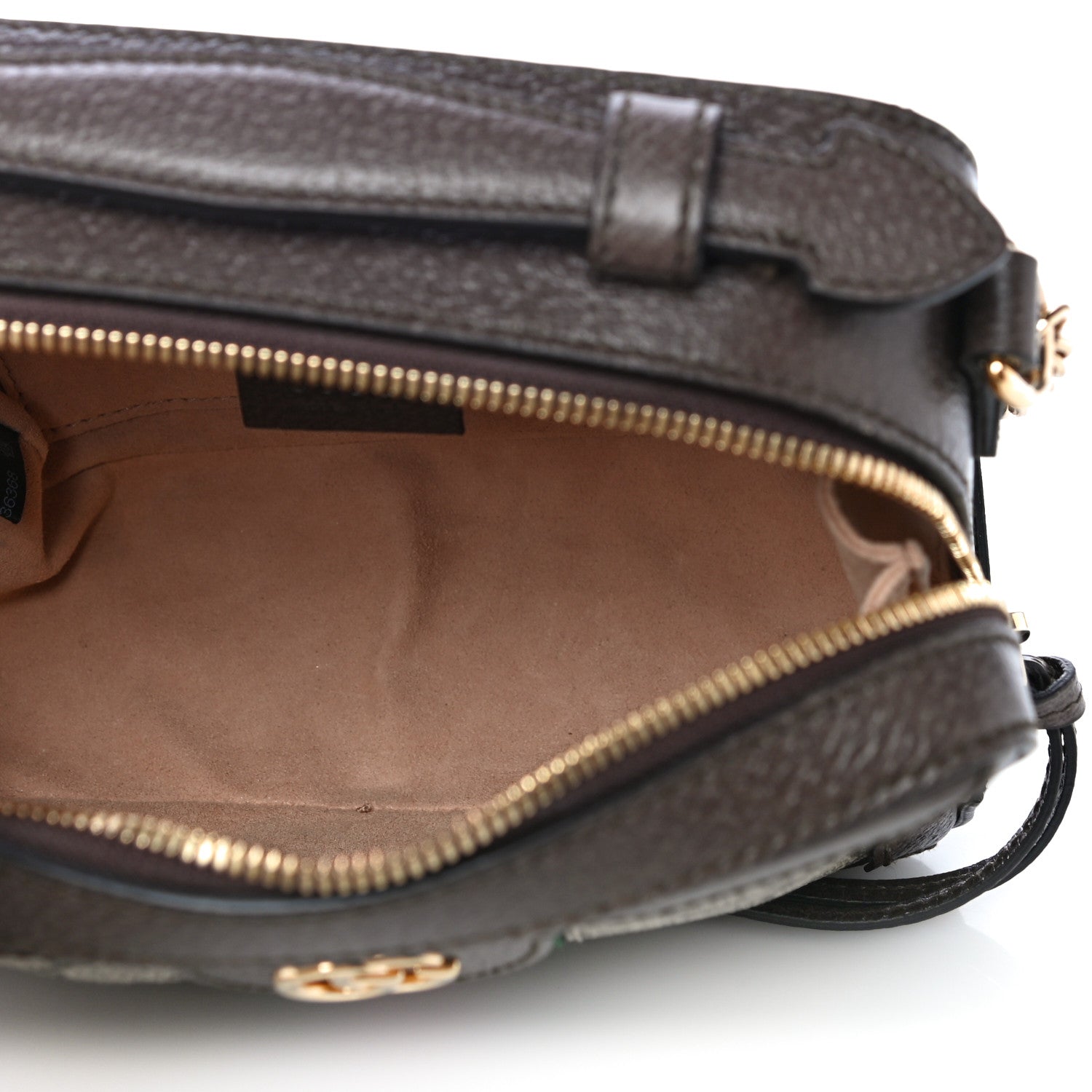 Gucci GG Supreme Monogram Mini Ophidia Top Handle Shoulder Bag Brown 5 of 11