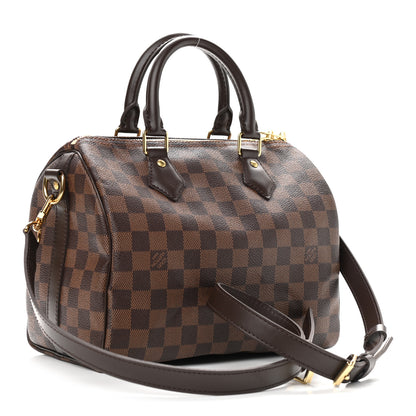 Louis Vuitton Damier Ebene Speedy Bandouliere 25 3 of 10
