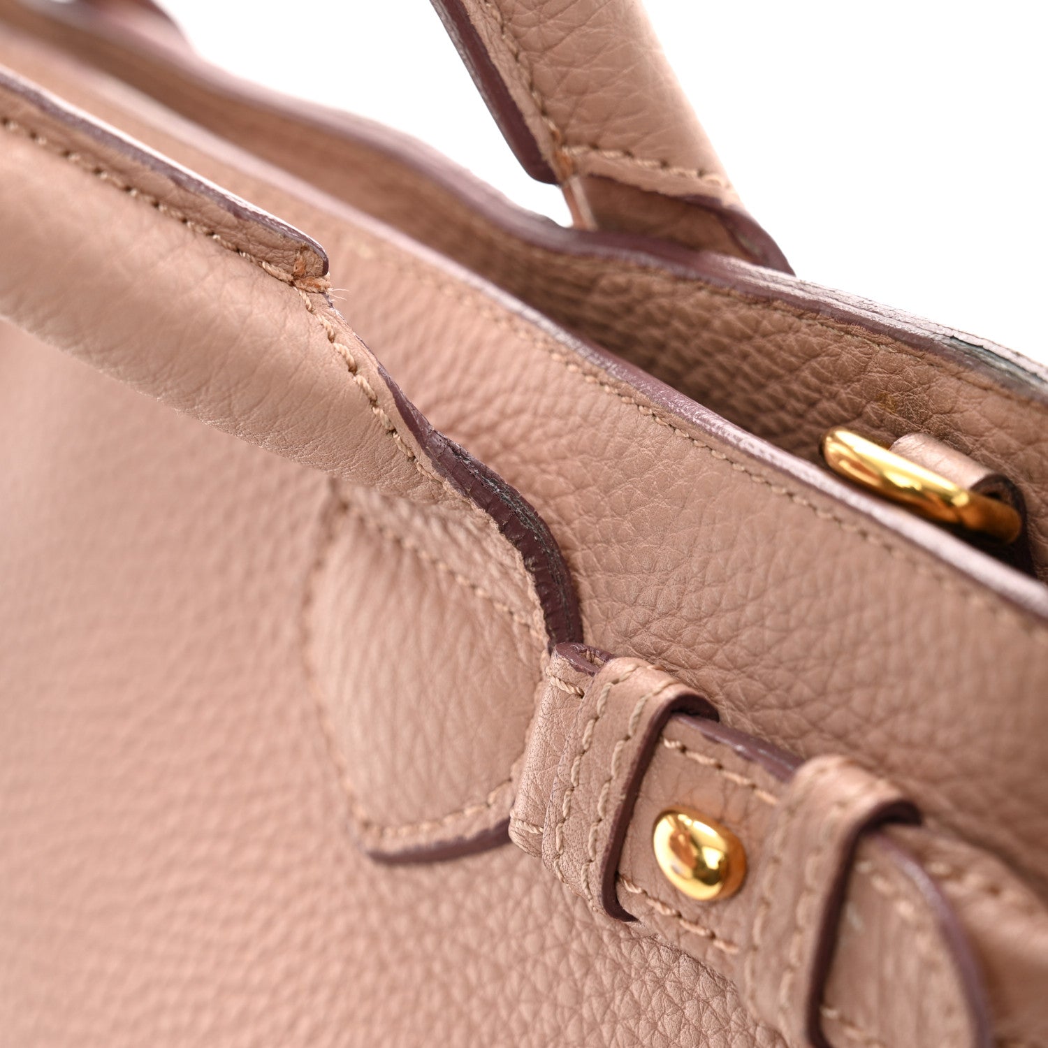 Burberry Grainy Calfskin House Check Small Banner Tote Pale Orchid 12 of 13