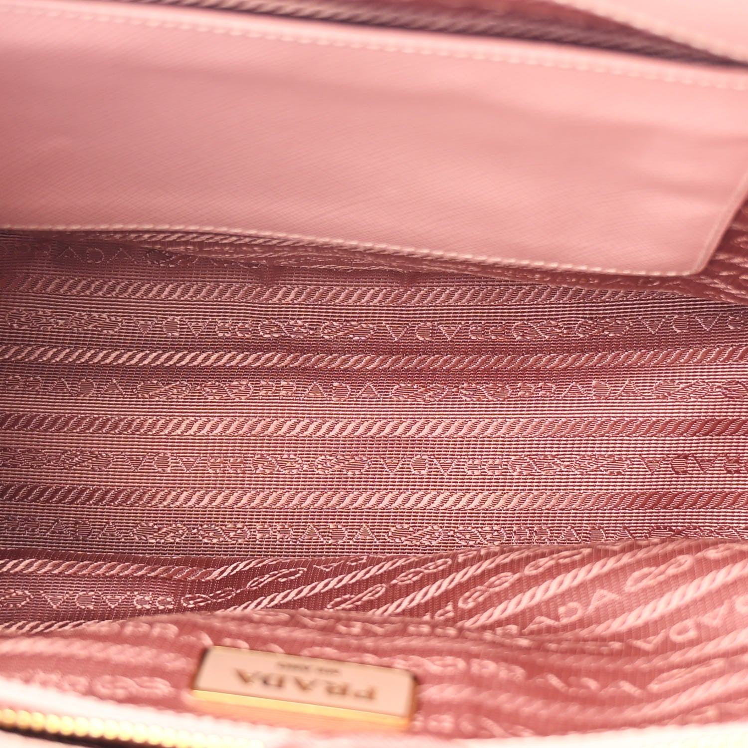 Prada Saffiano Lux Small Double Zip Tote Orchidea 5 of 12