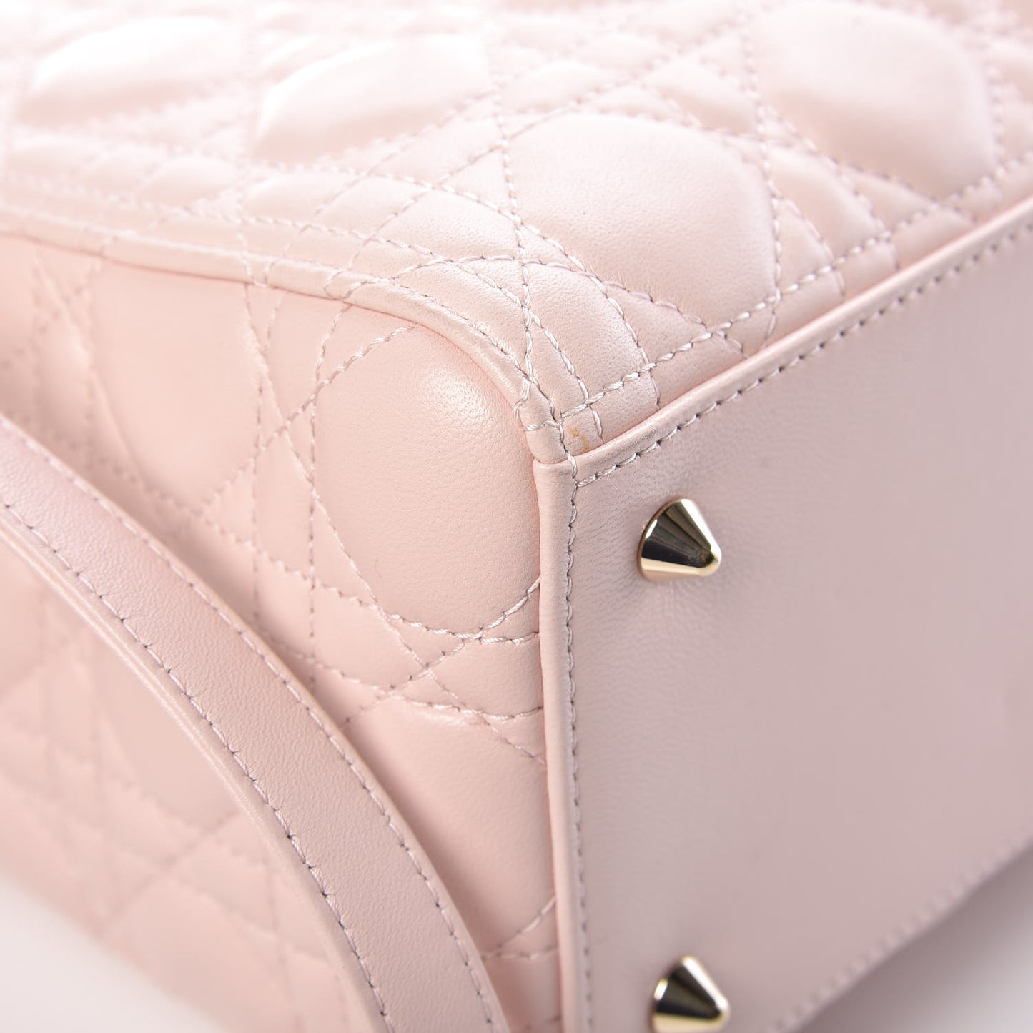 Lambskin Cannage Medium Lady Dior Light Pink