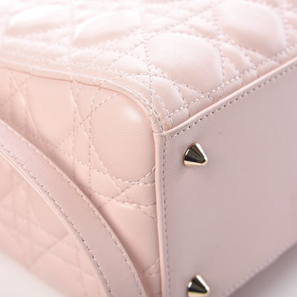 Christian Dior Lambskin Cannage Medium Lady Dior Light Pink 16 of 19