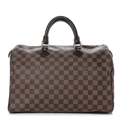 Louis Vuitton Damier Ebene Speedy 35 1 of 13