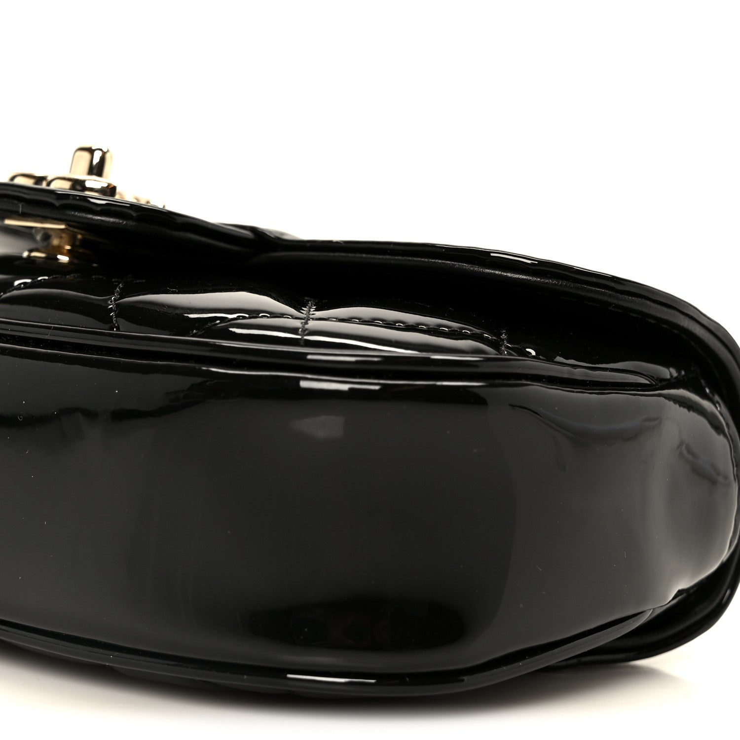 Chanel Patent Calfskin Quilted Mini Flap Black 12 of 12