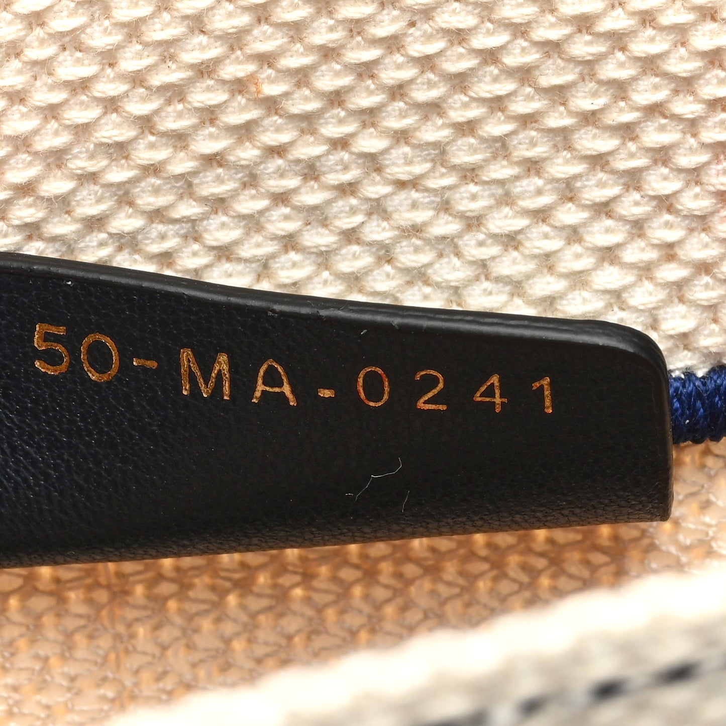 Canvas Embroidered Vertical Book Tote White