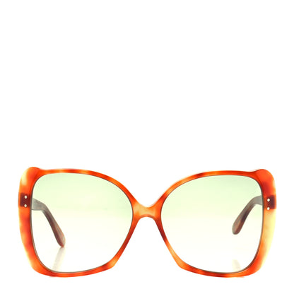 Gucci Acetate Oversize Square Frame GG0471S Sunglasses Havana Green 2 of 7