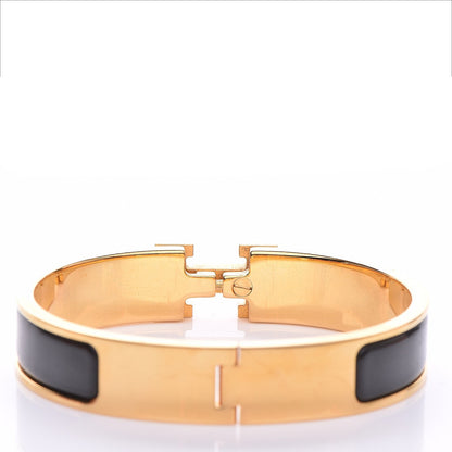 Hermes Enamel Narrow Clic Clac H Bracelet PM Black 4 of 7