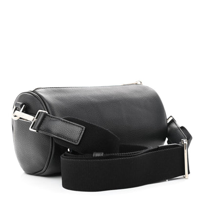 Christian Dior HOMME Grained Calfskin Mens Roller Pouch Black 3 of 9
