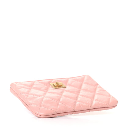 Chanel Aged Calfskin Quilted Small Reissue Cosmetic Case Light Pink 4 of 7