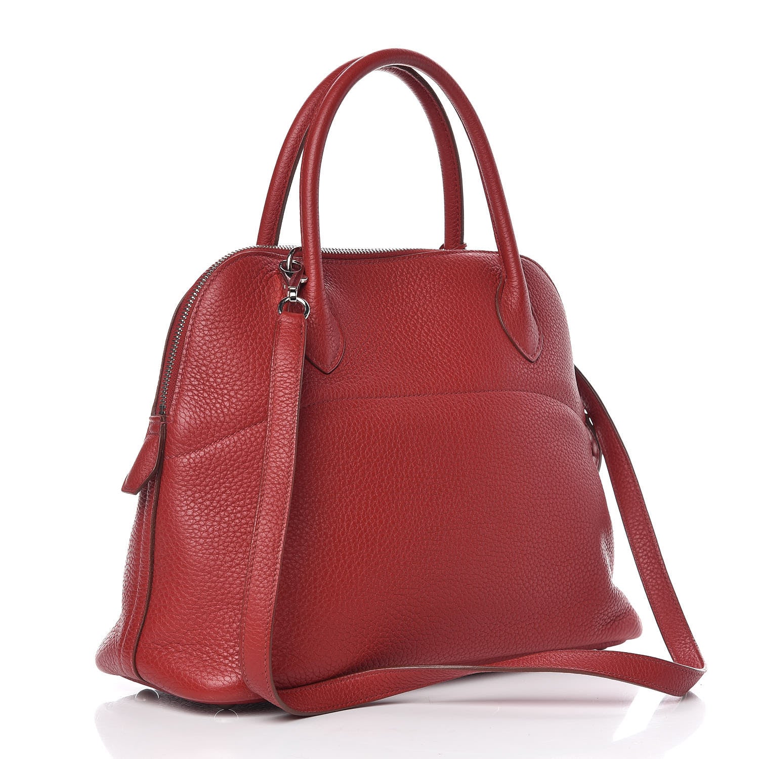 Hermes Taurillon Clemence Bolide 31 Rouge Garance 3 of 23