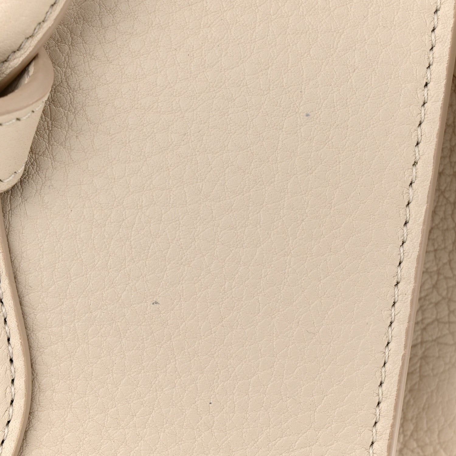 Celine Crisped Calfskin Mini Tie Knot Tote Chalk 11 of 11