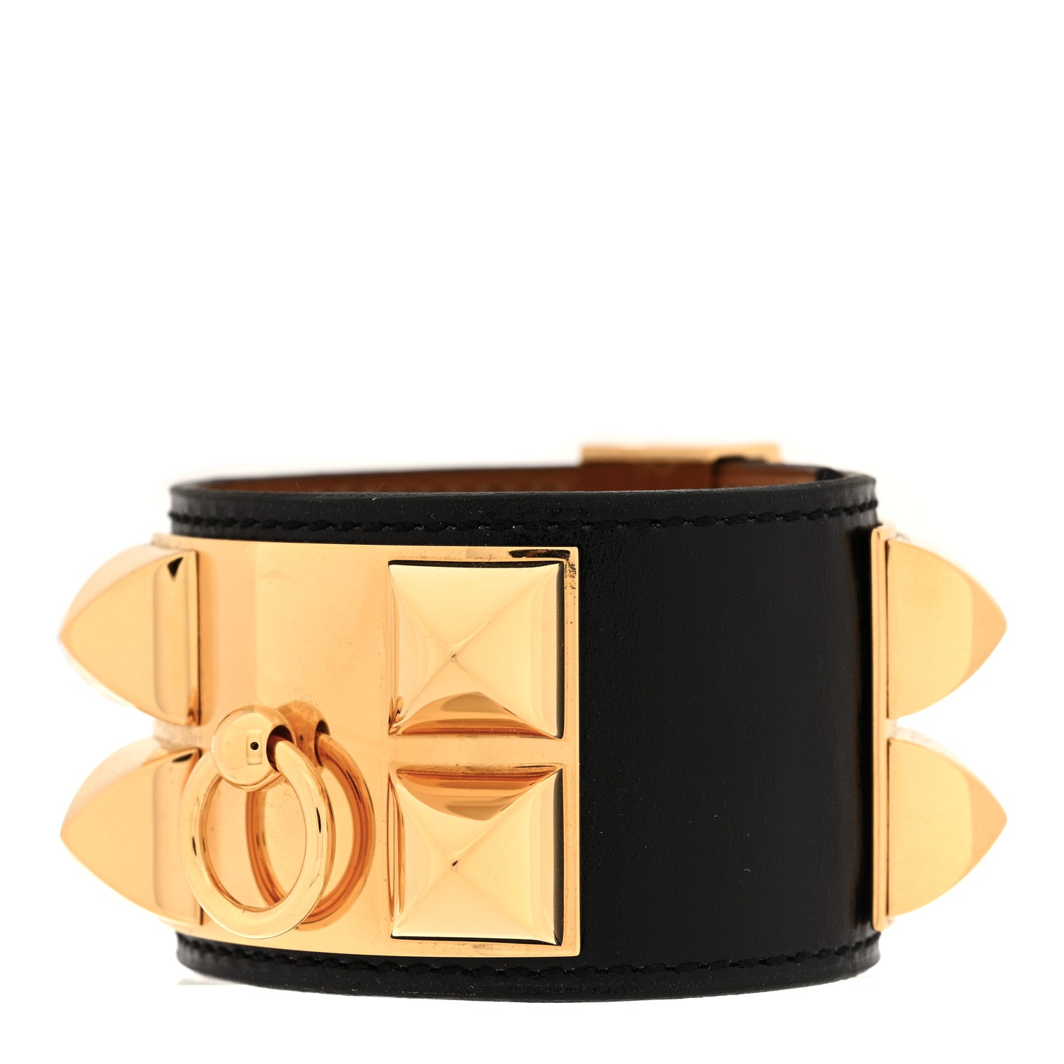 Hermes Box Collier De Chien CDC Bracelet S Black 1 of 6