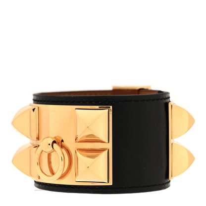 Hermes Box Collier De Chien CDC Bracelet S Black 1 of 6