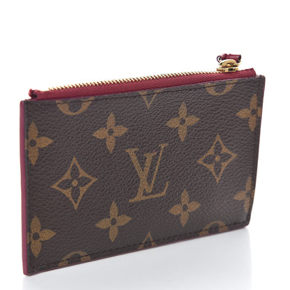 Louis Vuitton Monogram Zipped Card Holder Fuchsia 3 of 6