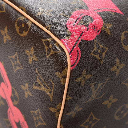 Louis Vuitton Monogram Bay Speedy 30 Rose Ballerine Poppy 8 of 9
