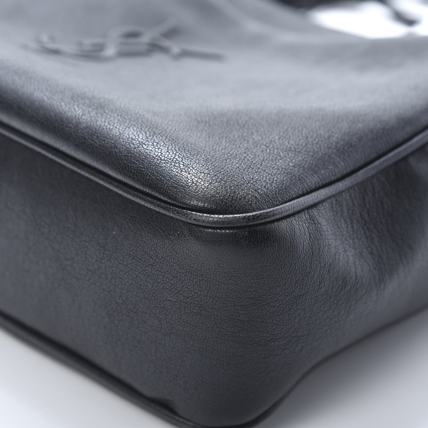 Lambskin Monogram Small Lou Camera Bag Black